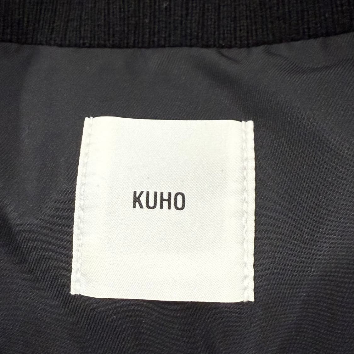 [정품] KUHO 퀼팅 조끼 블랙 b10 상품이미지4