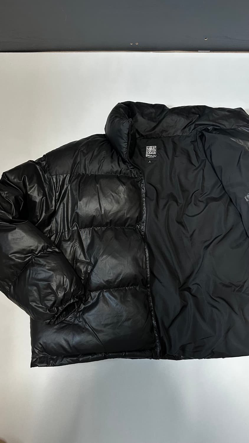 BROWN 디자인 바이 서울 숏패딩 블랙 L 상품이미지2