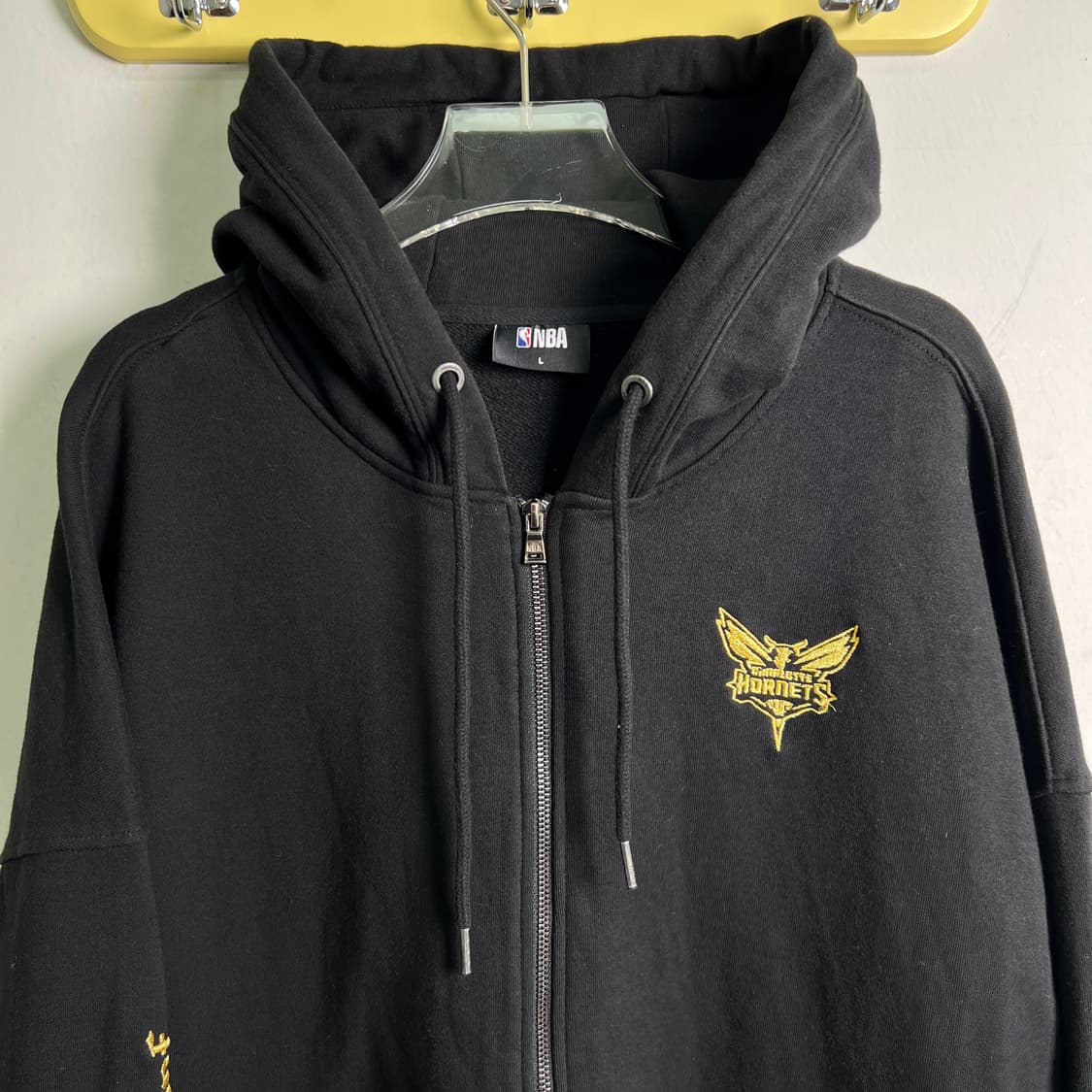 NBA 샬럿 호네츠 블랙 후드집업 L 상품이미지4