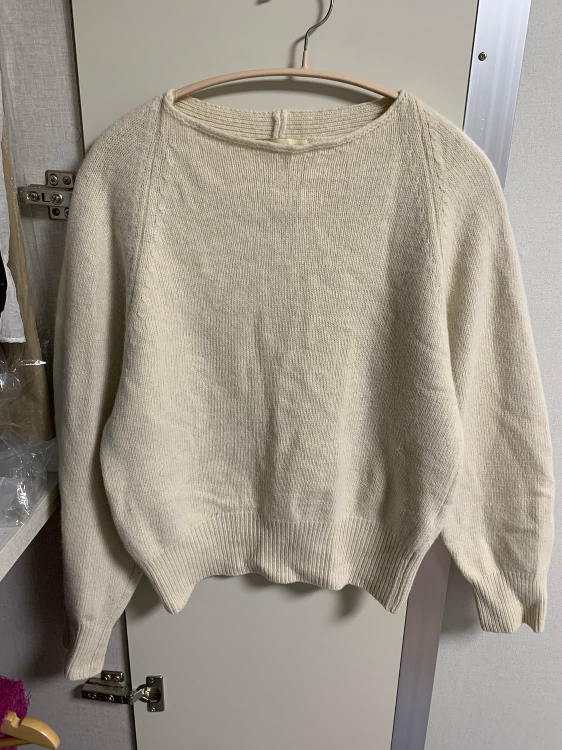 더버터크림 슬로코 캐시미어 니트 솔티드 상품이미지3