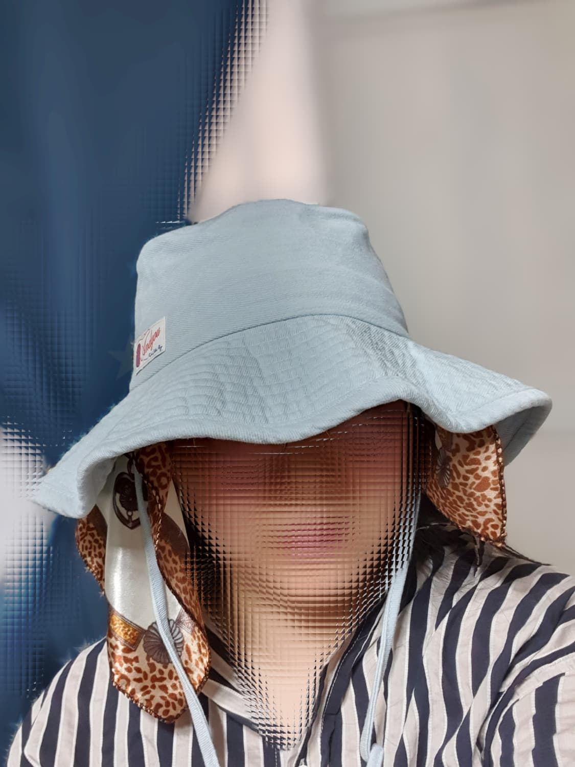 라이트블루 앤유 버킷햇 벙거지모자  상품이미지9