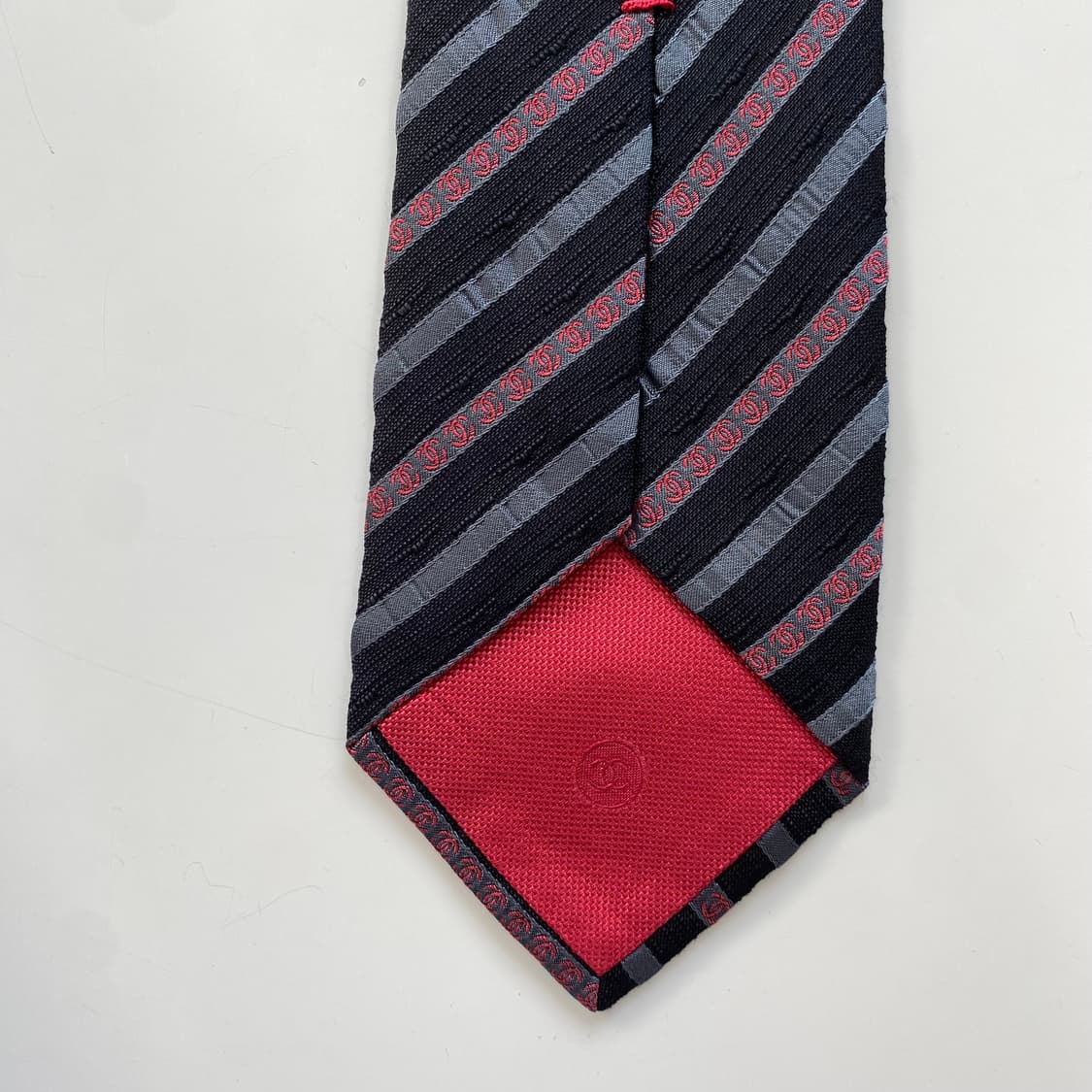 샤넬(CHANEL)모노그램 명품 정품 넥타이 상품이미지7