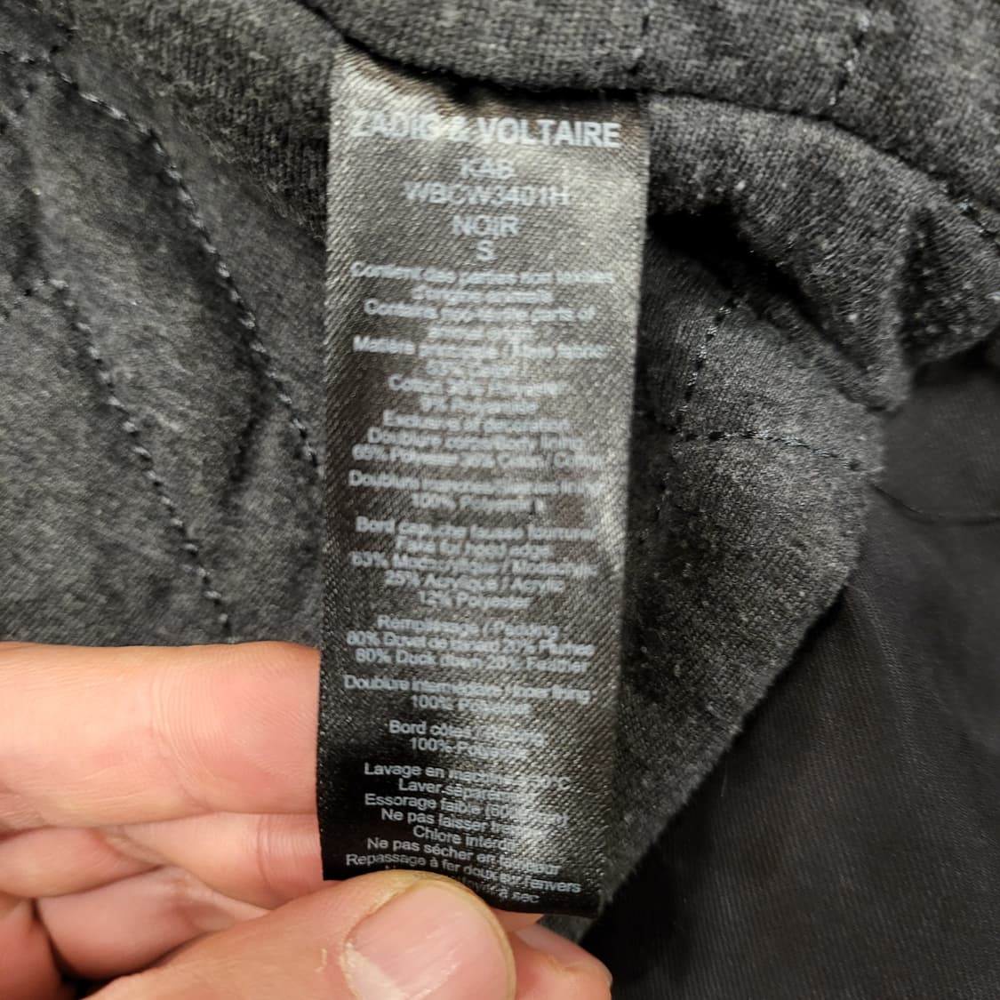 쟈딕앤볼테르 옴므 덕다운 점퍼 (S) 상품이미지8