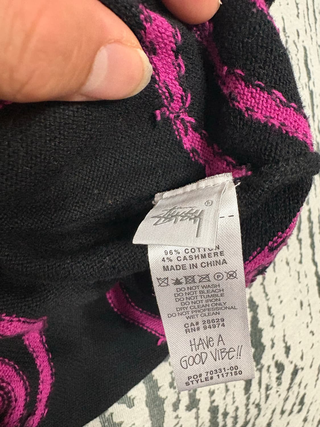 스투스 핸드드로운 니트 L 사이즈 상품이미지3