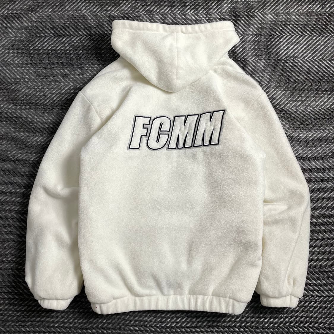 FCMM 빅로고 누빔 플리스 후드 집업 y 4485 상품이미지3