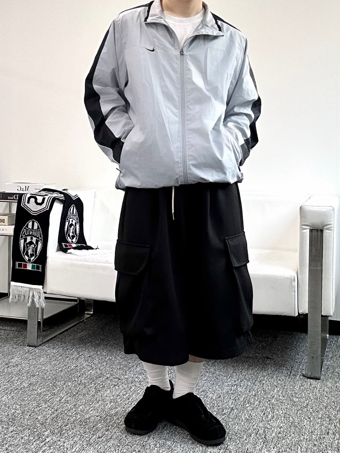 나이키 올드스쿨 스우시 바람막이 XXL 상품이미지4