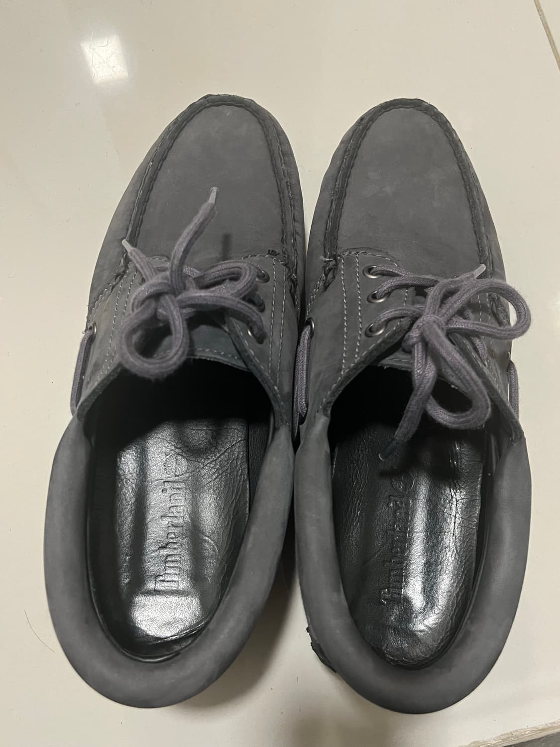 팀버랜드 보트슈즈 260 다크그레이 상품이미지5