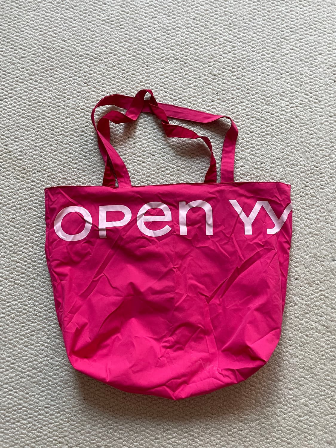 OPEN YY BUSAN EXCLUSIVE TOTE BAG PINK 상품이미지3