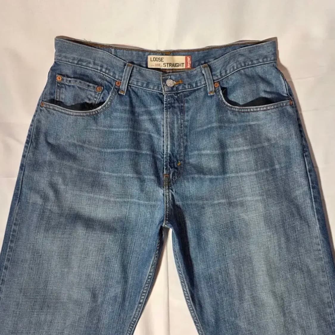 [W34L32]00s 리바이스 LEVIS 569 루즈스트레이트핏 데님팬츠 상품이미지2