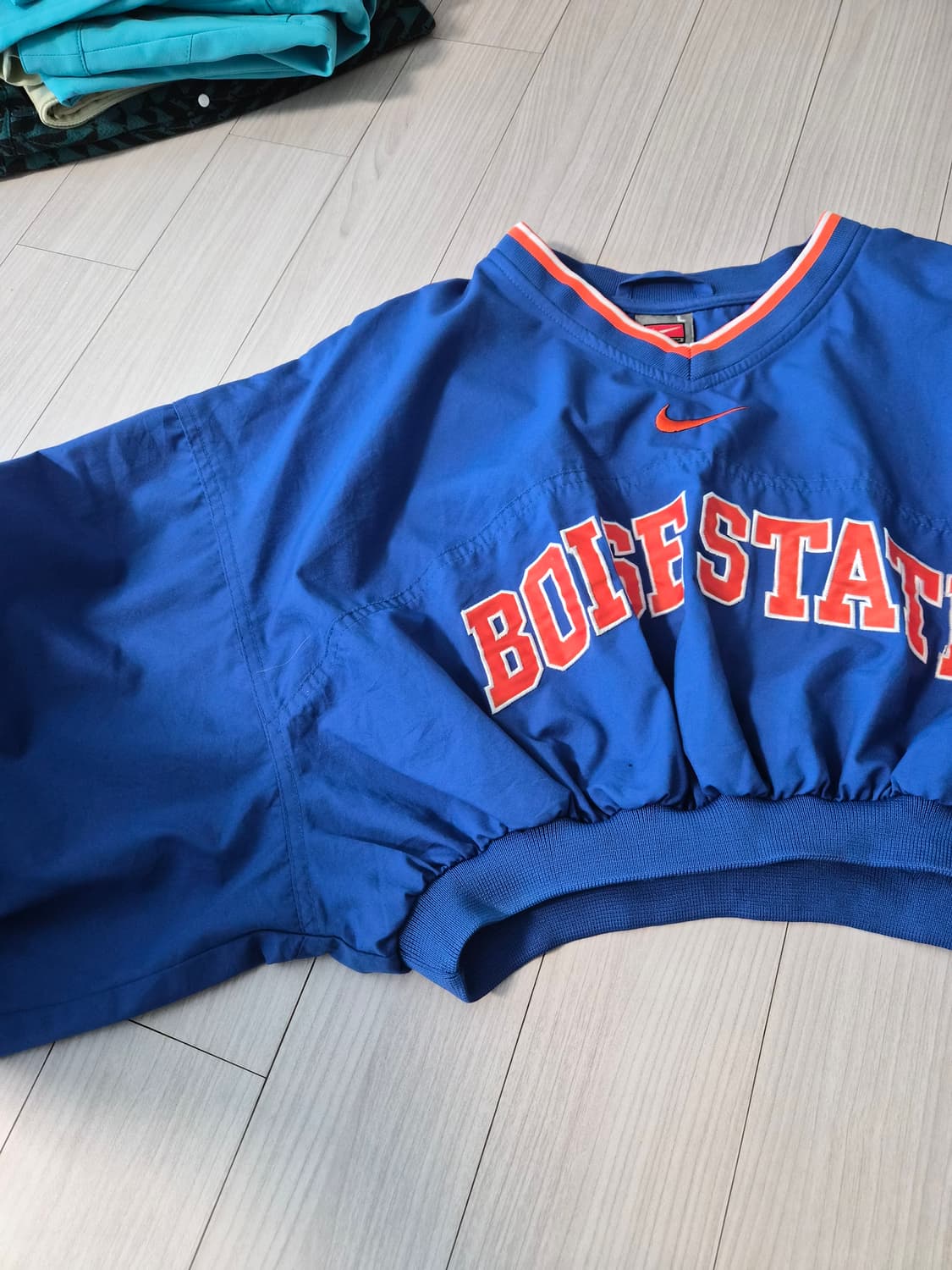 나이키 웜업 보이시스테이트 웜업 바람막이 아노락 L 크롭 상품이미지4