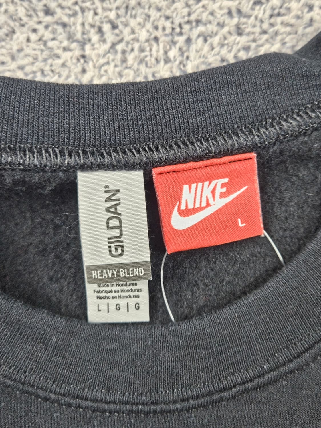 나이키 아플리케 커스텀 로고 맨투맨 스웻 셔츠 ( L ) / 9348 상품이미지9