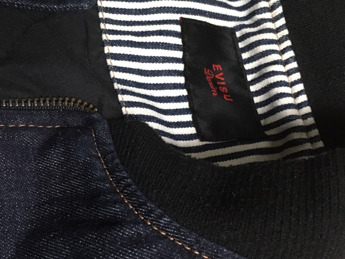 EVISU 데님 블루종 자켓 상품이미지2