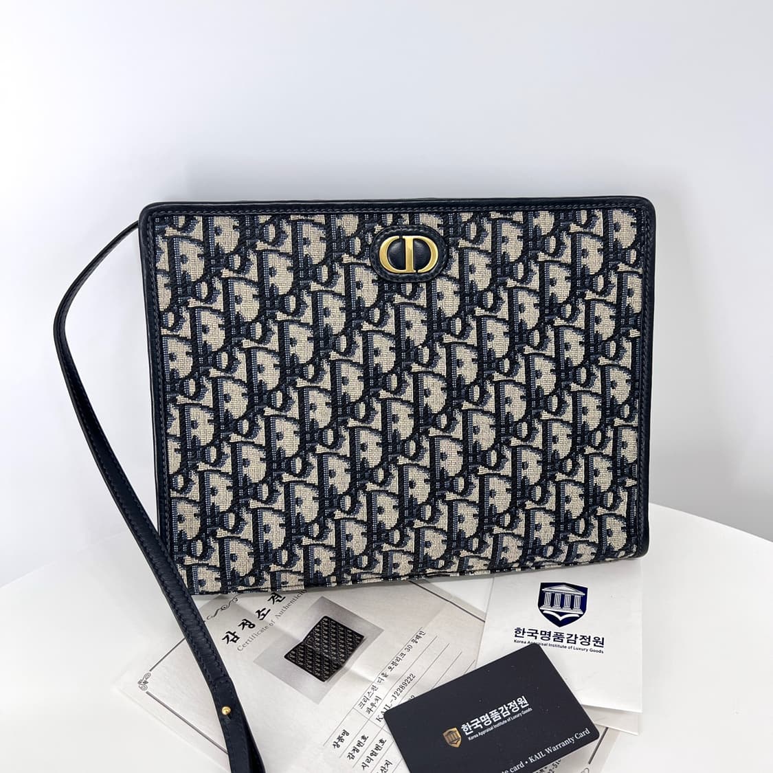 디올 오블리크 30 몽테인 자카드 파우치 클러치백 (S2107UTZQ) 상품이미지4