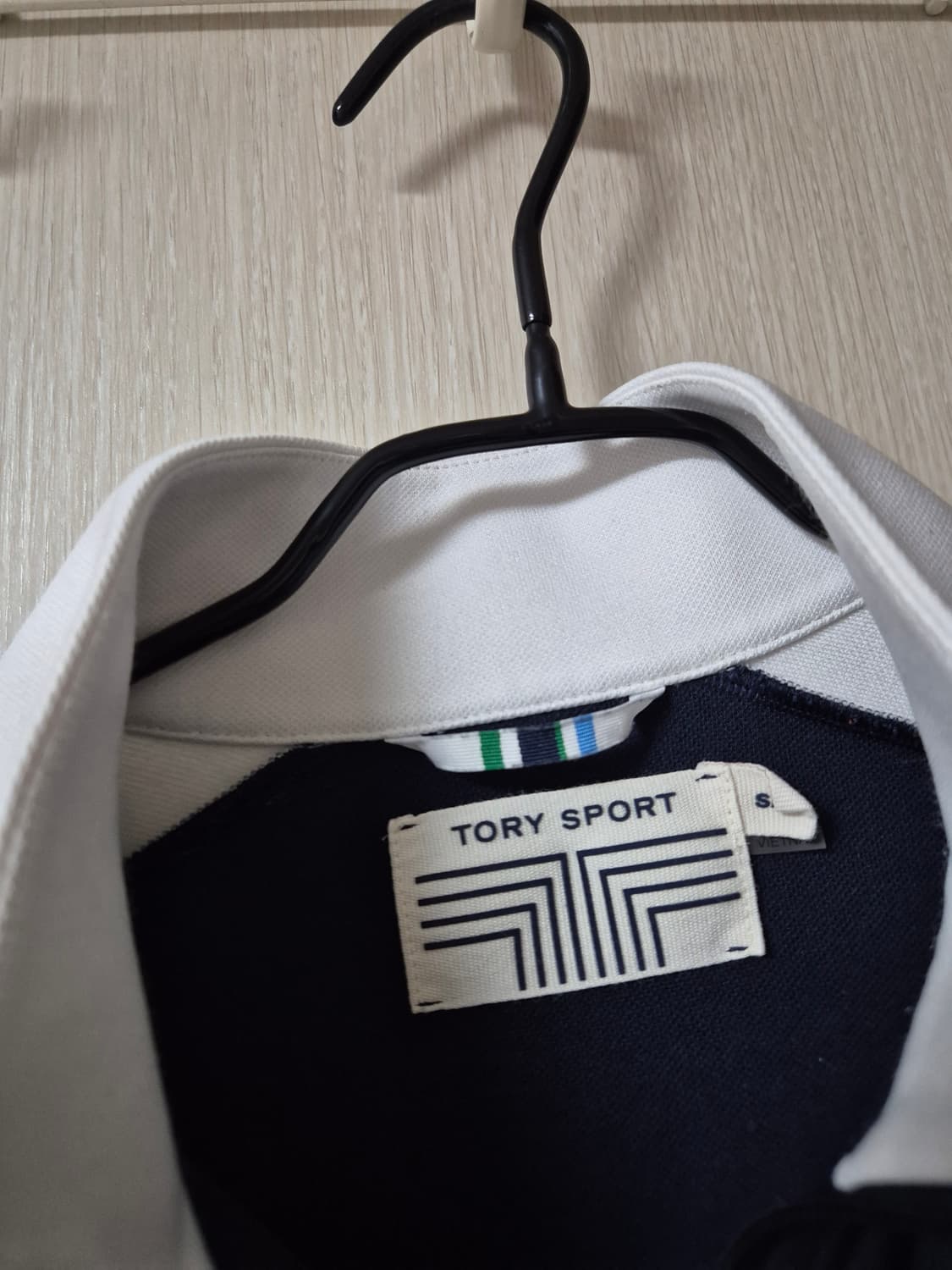 (정품) 토리 스포츠 네이비 화이트 트랙 자켓 S 토리버치 상품이미지4