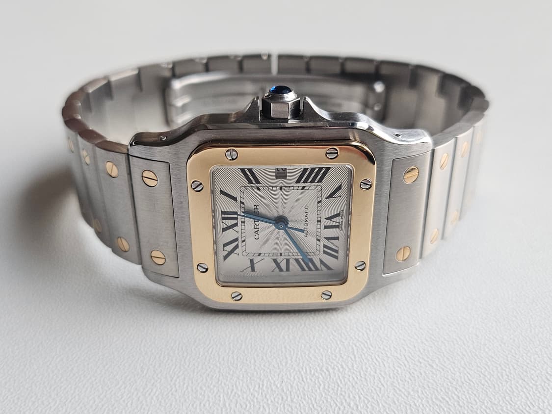 까르띠에 산토스 갈베 라지 콤비 오토매틱 상품이미지1