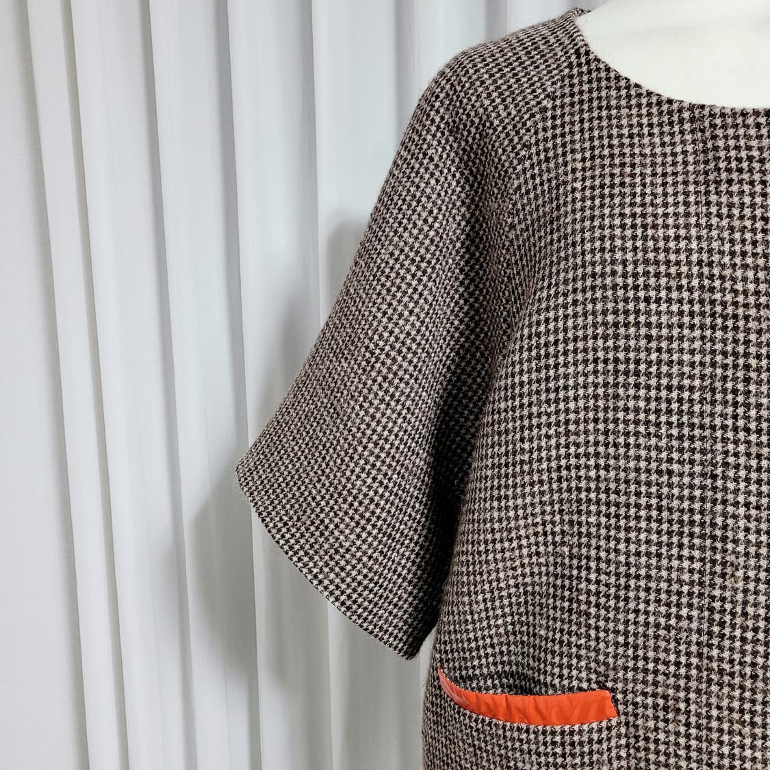 끌로에 보카시 부클 오버핏 코트 (울85,알파카15) (프리/표기38) 상품이미지4