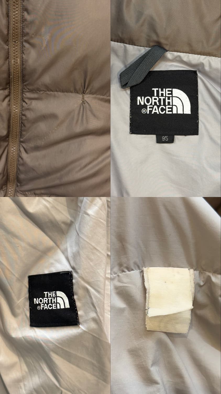 노스페이스 켄달 제너 브라운 700 눕시 상품이미지10