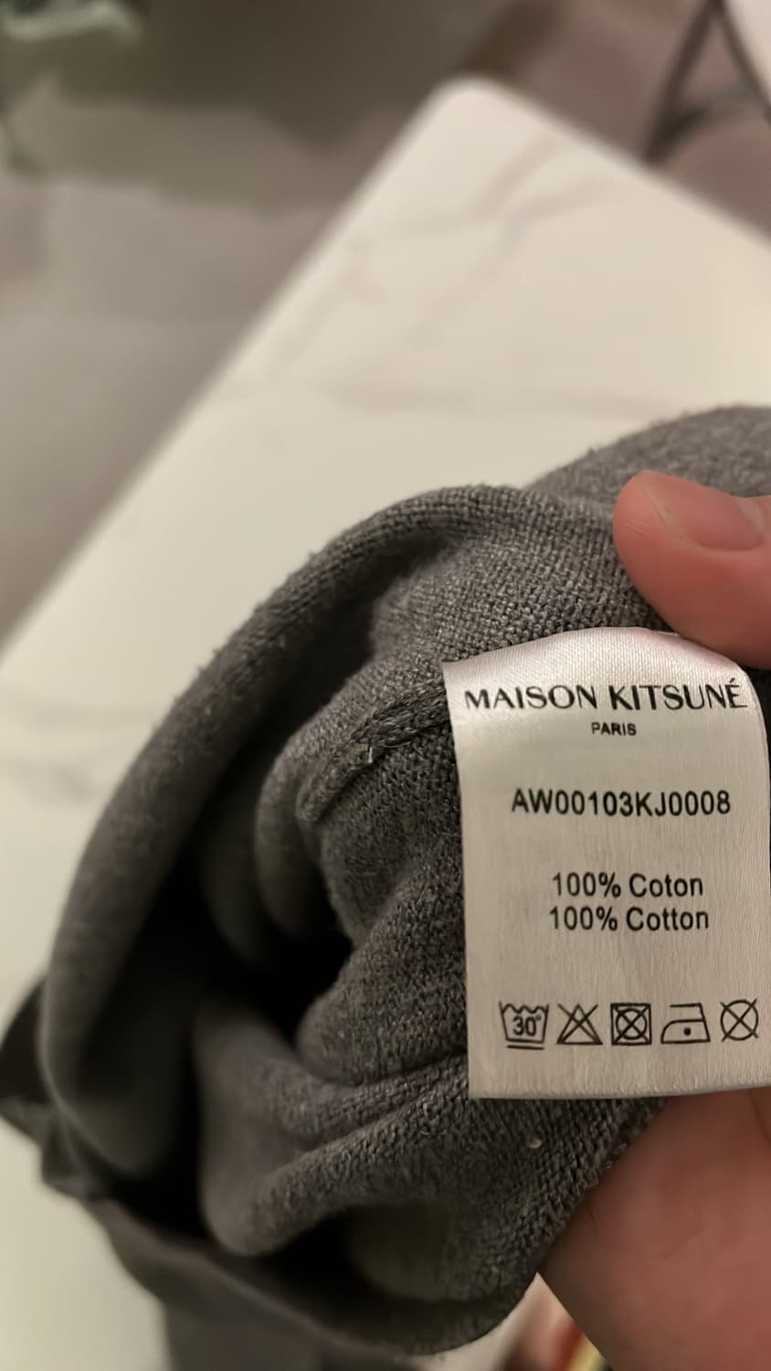 메종키츠네 카라 니트 XL 105 상품이미지3