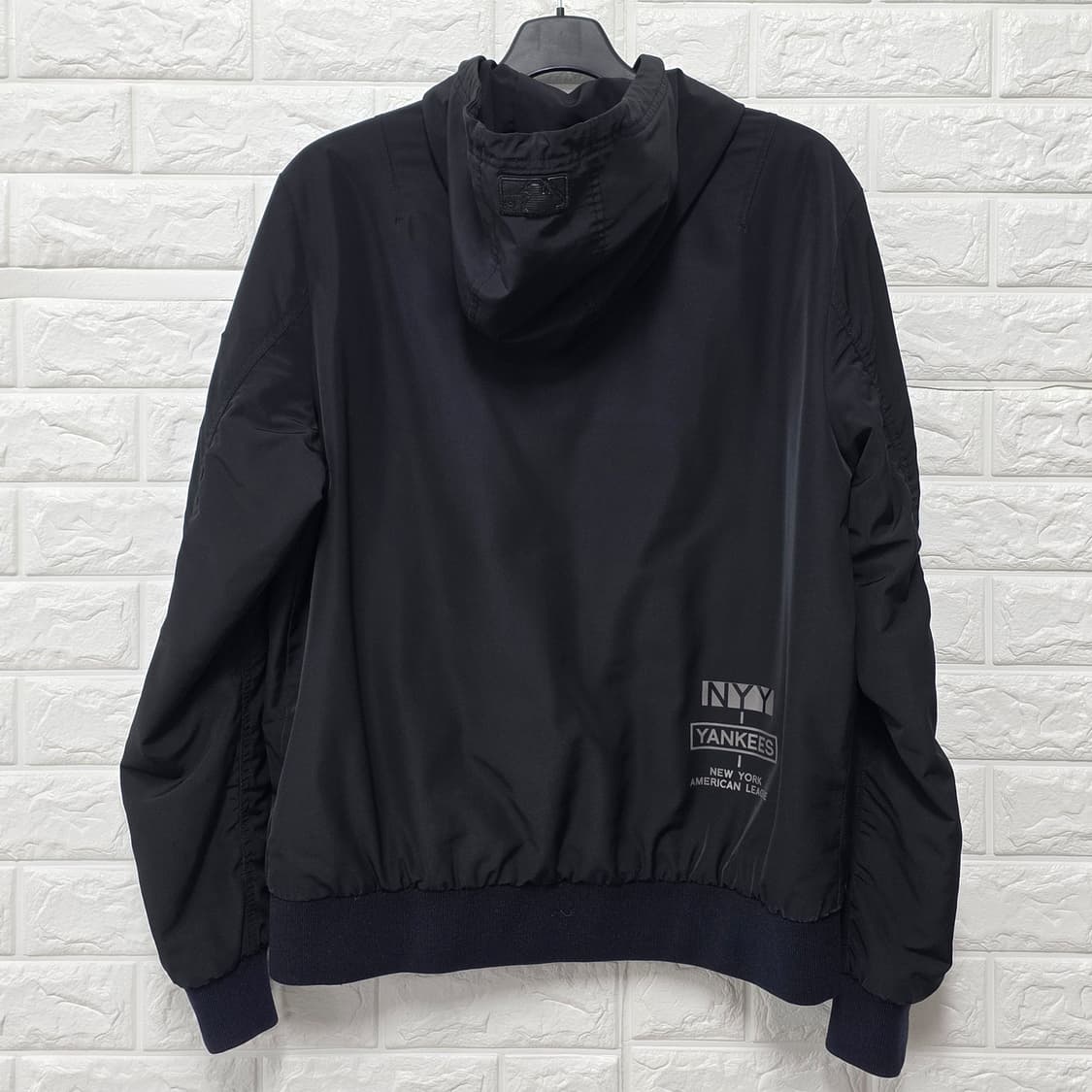 택포) MLB 뉴욕 양키즈 후드 집업 점퍼 L 상품이미지4