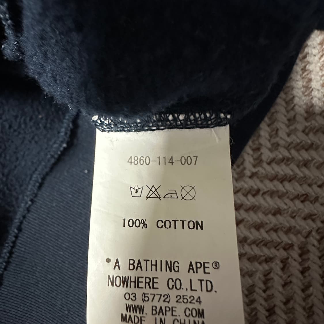 BAPE pirate hoodie black 상품이미지4