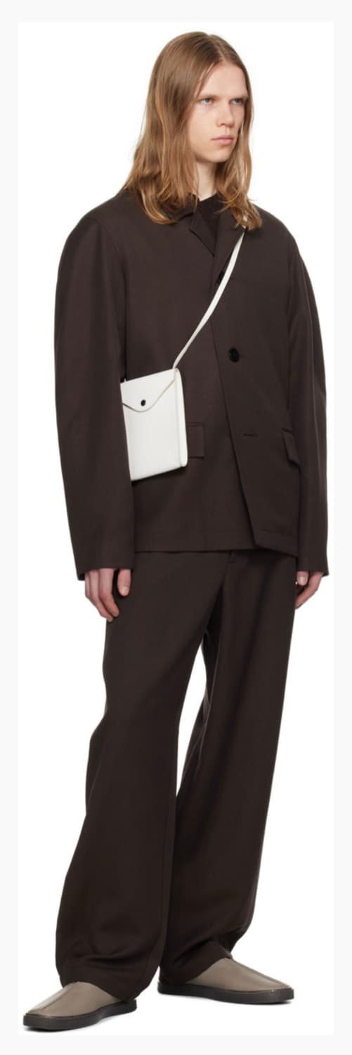 르메르 맥시 슬랙스 트루저 팬츠 브라운 M 상품이미지2