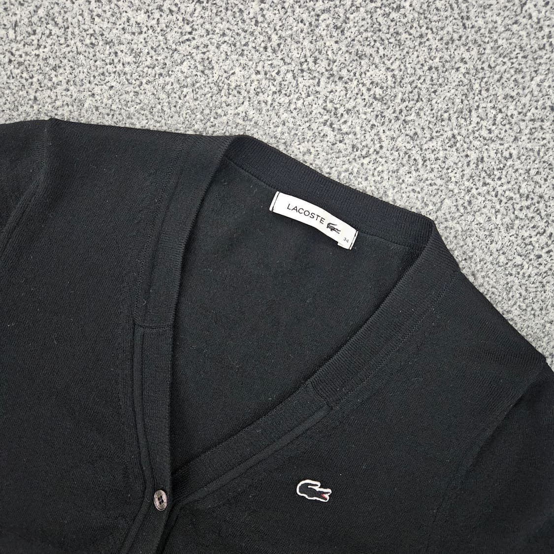 [34] 라코스테 여성 울 브이넥 니트 가디건 1103JM1 상품이미지2