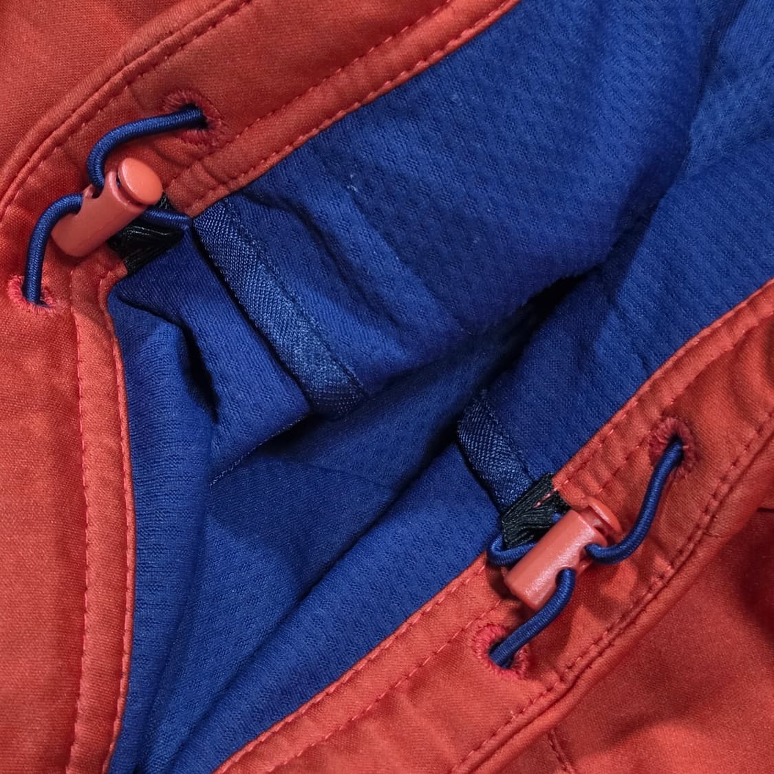 르꼬끄 레드 블루 후드 집업 상품이미지7