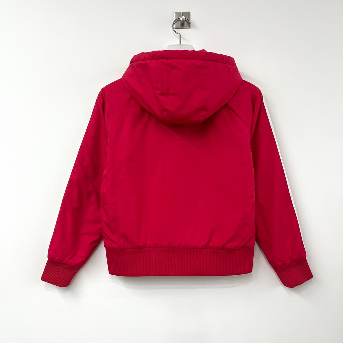 아디다스 자수로고 핑크 퀄팅 패딩 후드 점퍼 상품이미지3