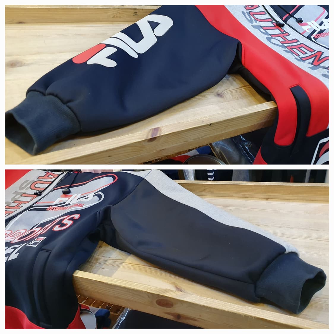 100/105.FILA 뽀글이 후드점퍼 상품이미지5