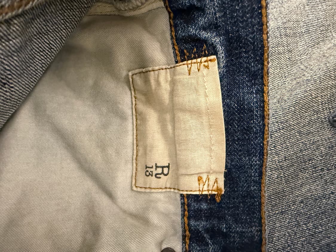 R13 D Arcy Loose Jean - Navy 32 상품이미지9