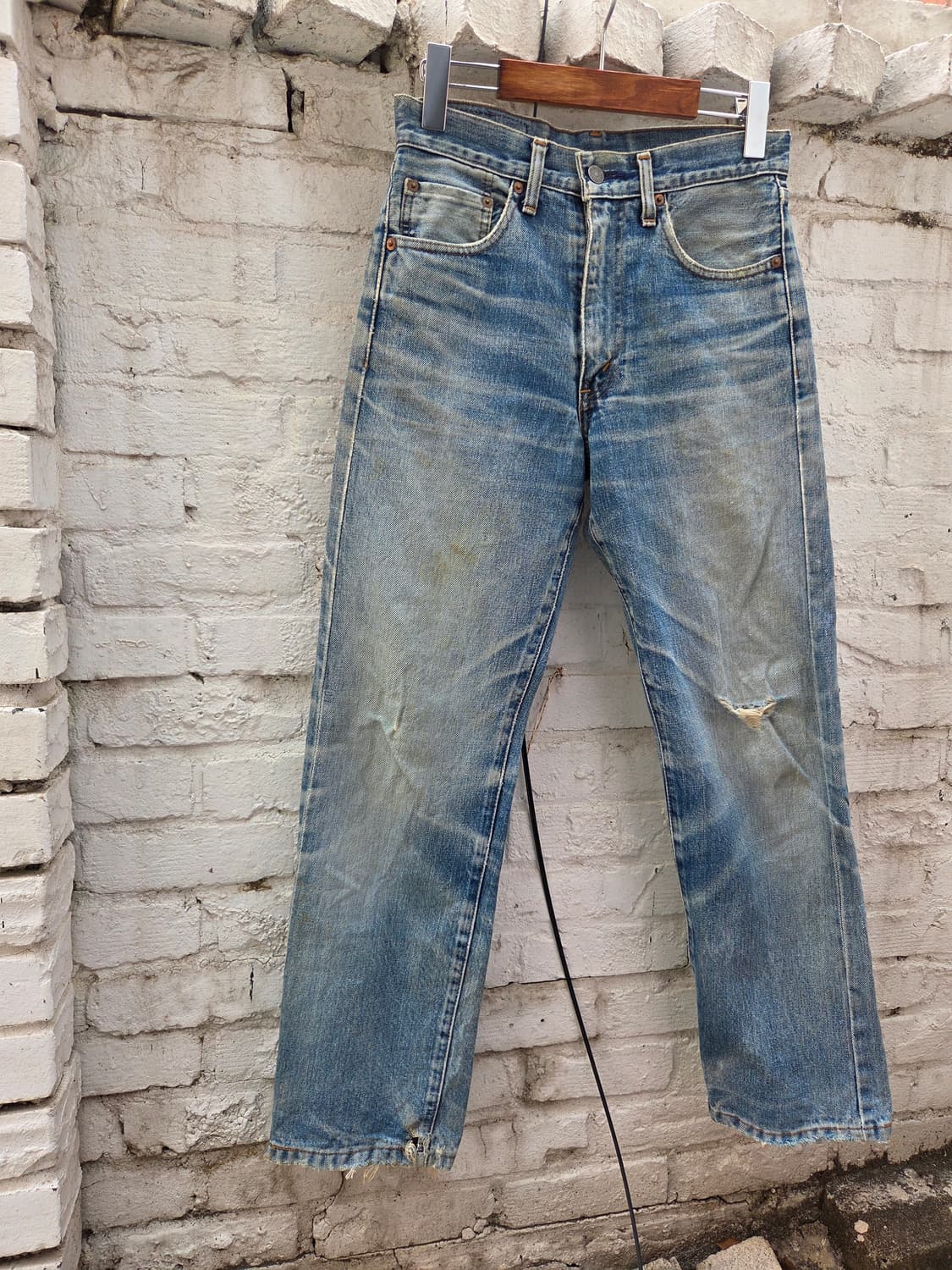 90's 리바이스 502xx 셀비지 데님팬츠  상품이미지1