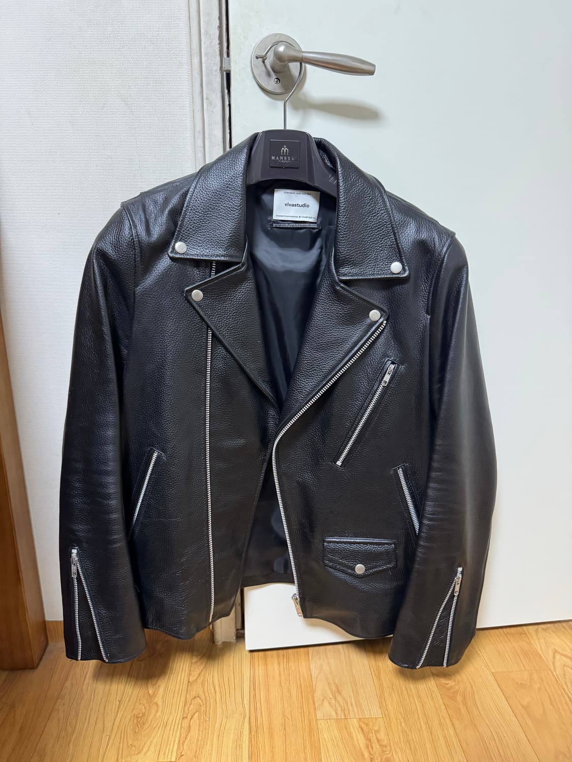 [M] 비바스튜디오 라이더 가죽 자켓 상품이미지1