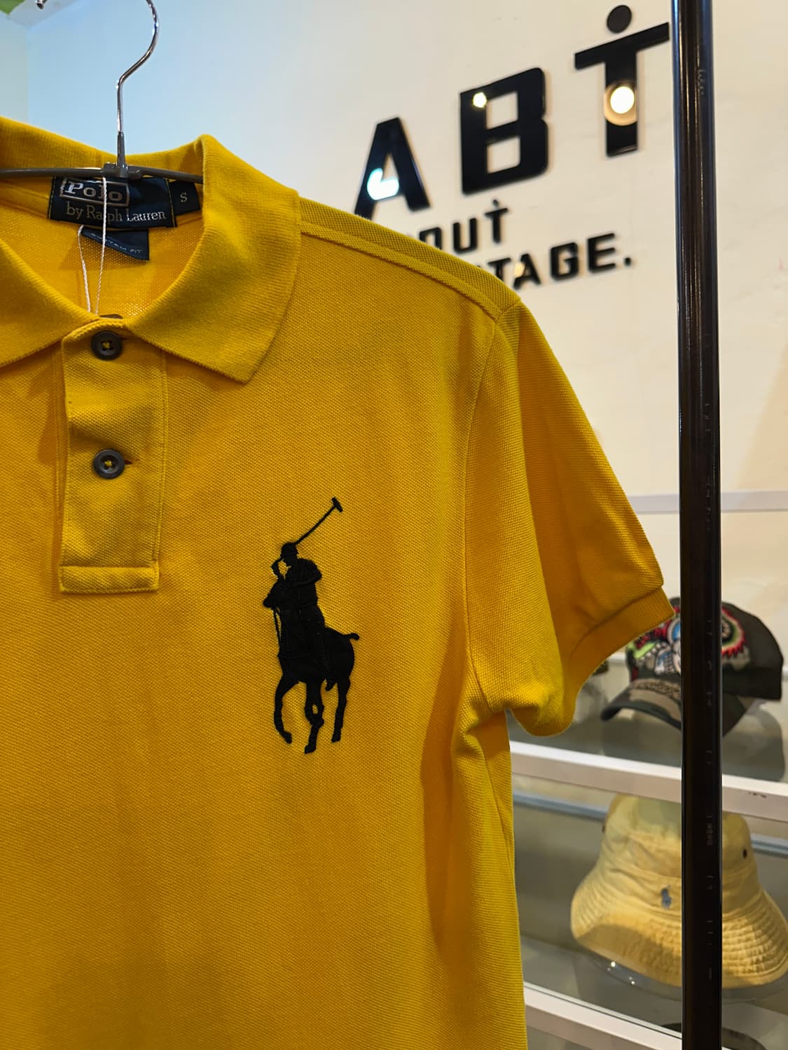 폴로 랄프로렌 빅포니 반팔 카라티 옐로우 S 상품이미지2