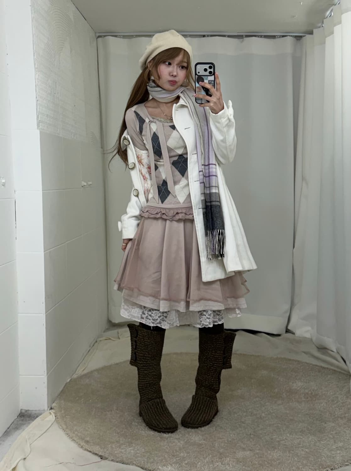 리즈리사 하치깔 뮤트핑크 히메갸루 니혼진 코디세트 상품이미지2