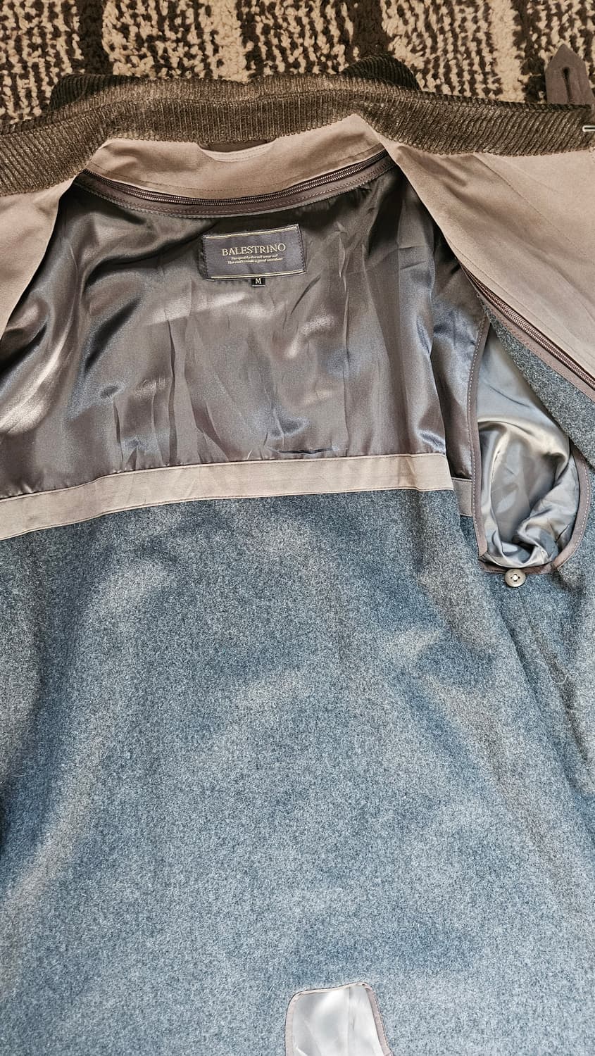 일본 Balestrino 트렌치 맥코트 상품이미지3