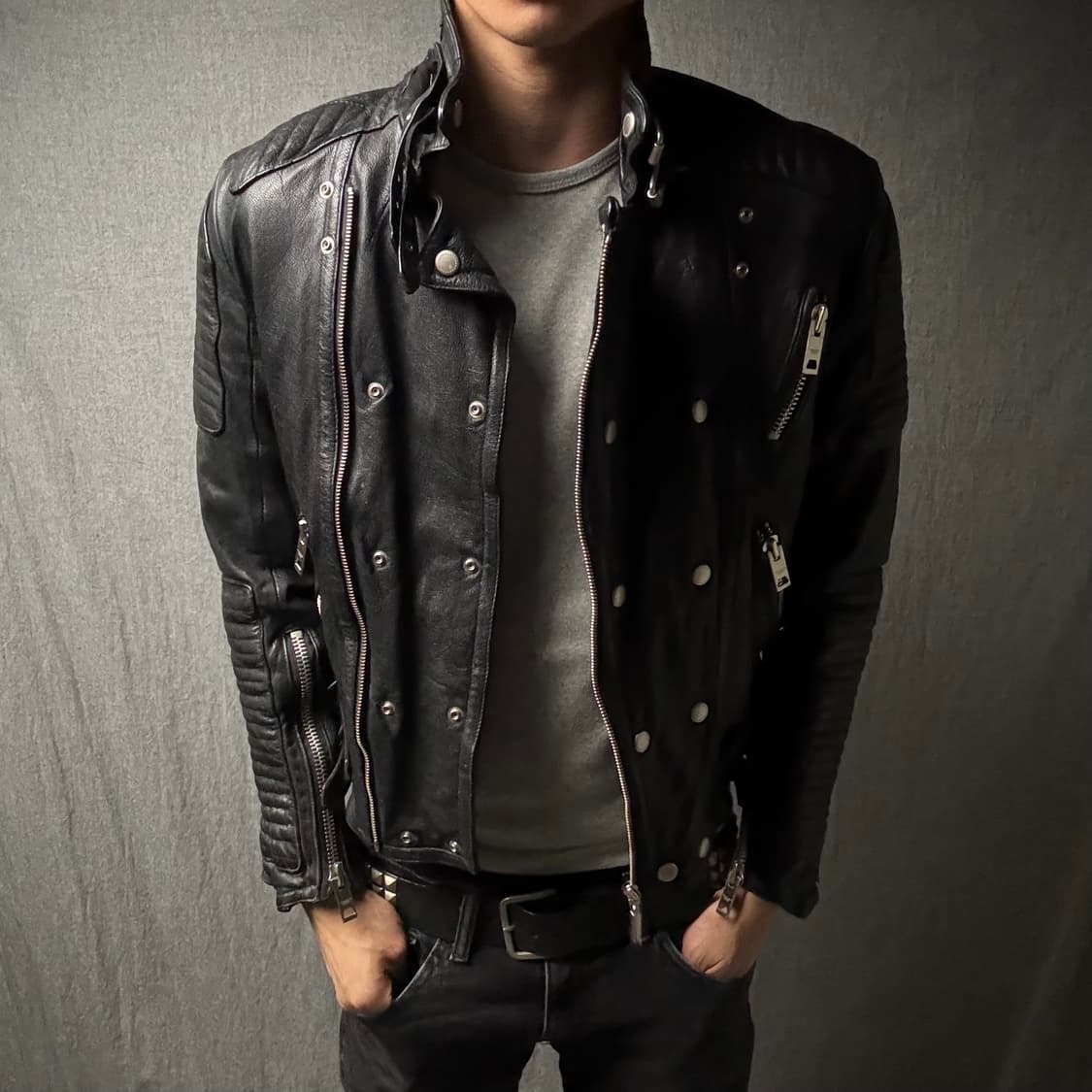 ltaly lamb skin rider jacket 상품이미지4