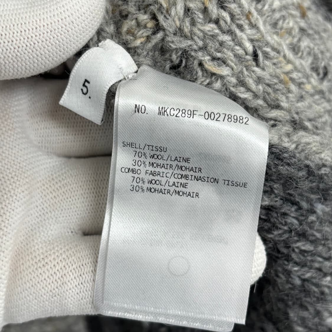 [5]톰브라운 사선완장 아란케이블 가디건 상품이미지4