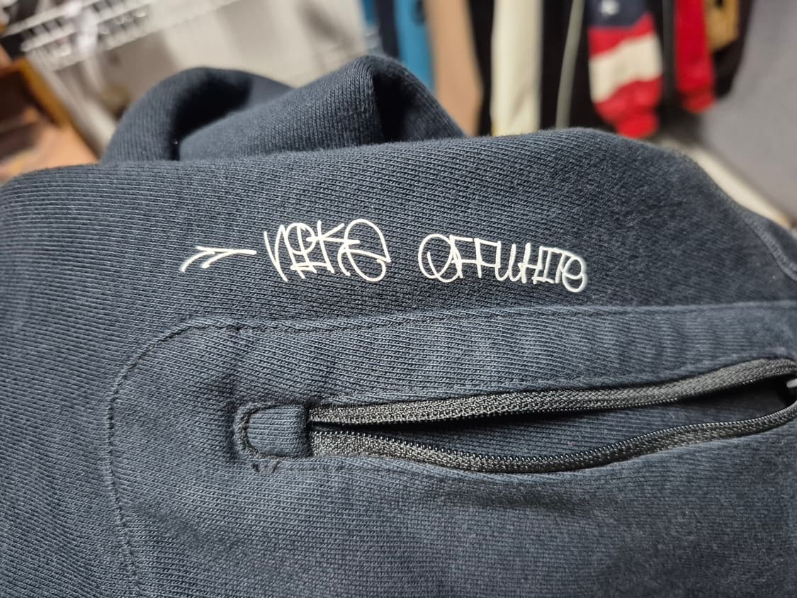 나이키 X 오프화이트 NRG 플리스 후드티 XL 정품 상품이미지6