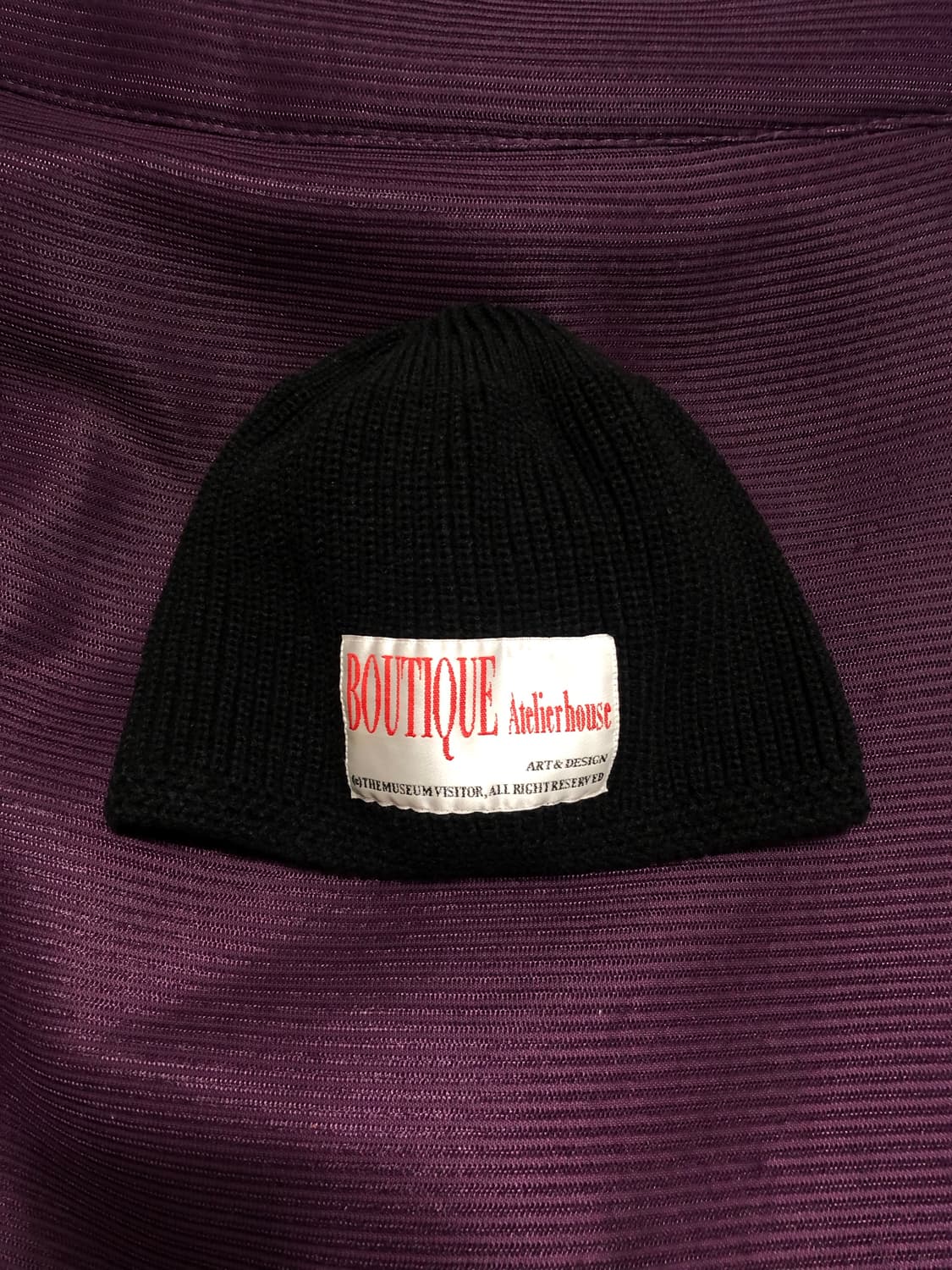 더뮤지엄비지터 비니 상품이미지1