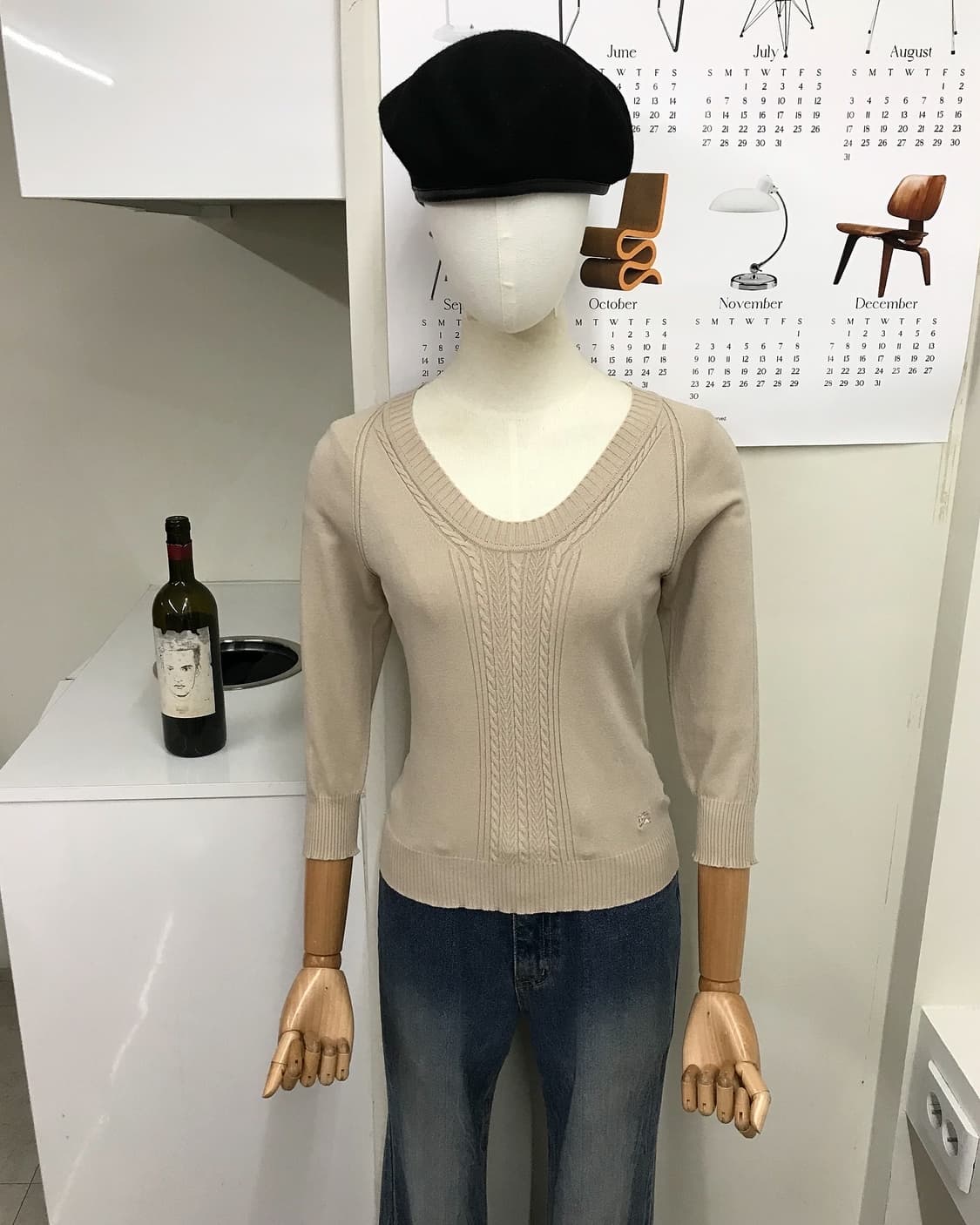 버버리 로고 7부 니트 상품이미지7