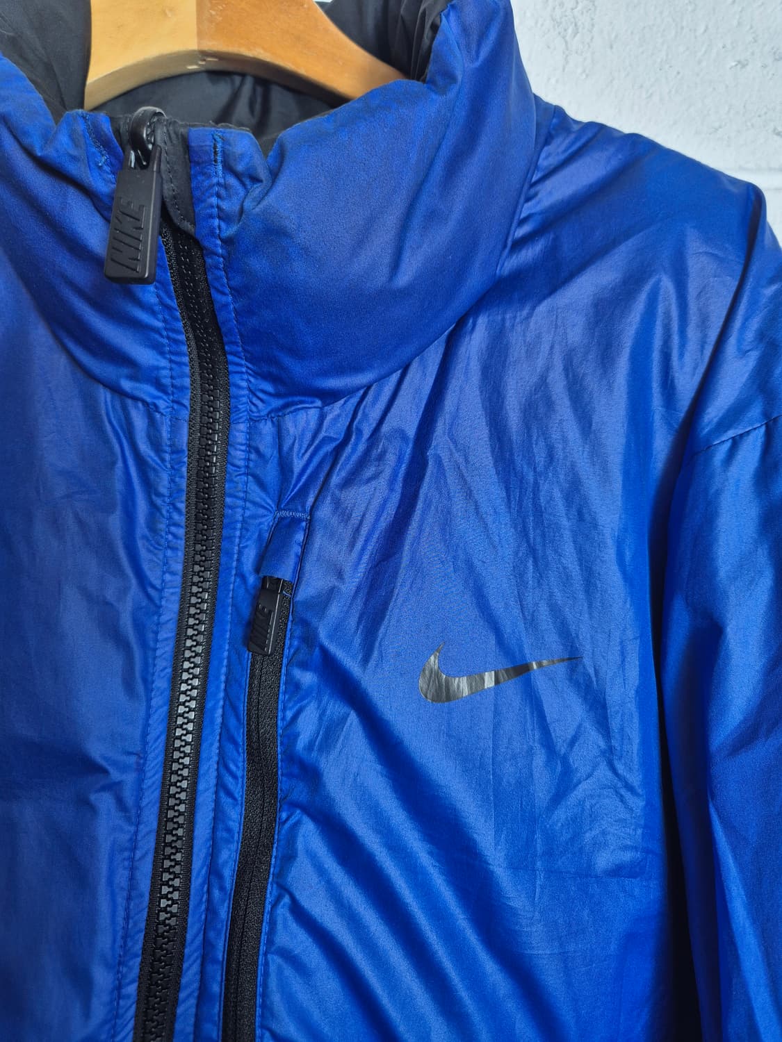 *XL ) 나이키 블루/퍼플 블랙 양면 패딩 자켓 상품이미지2