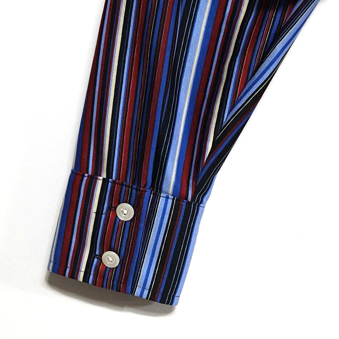 여성55~66)BEAMS 빔즈 스트라이프 크롭 셔츠 상품이미지4