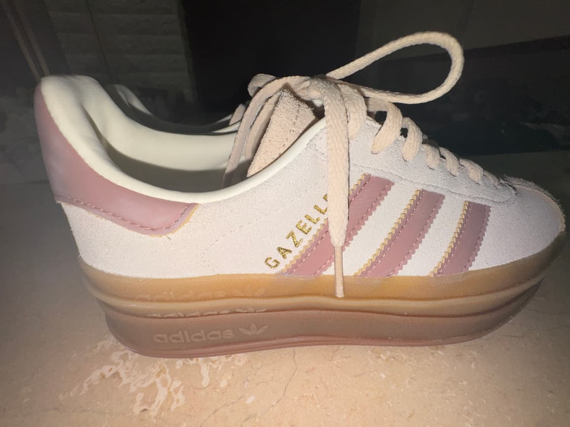 아디다스 가젤 볼드 크림 화이트 웜클레이 브라운 핑크 상품이미지4