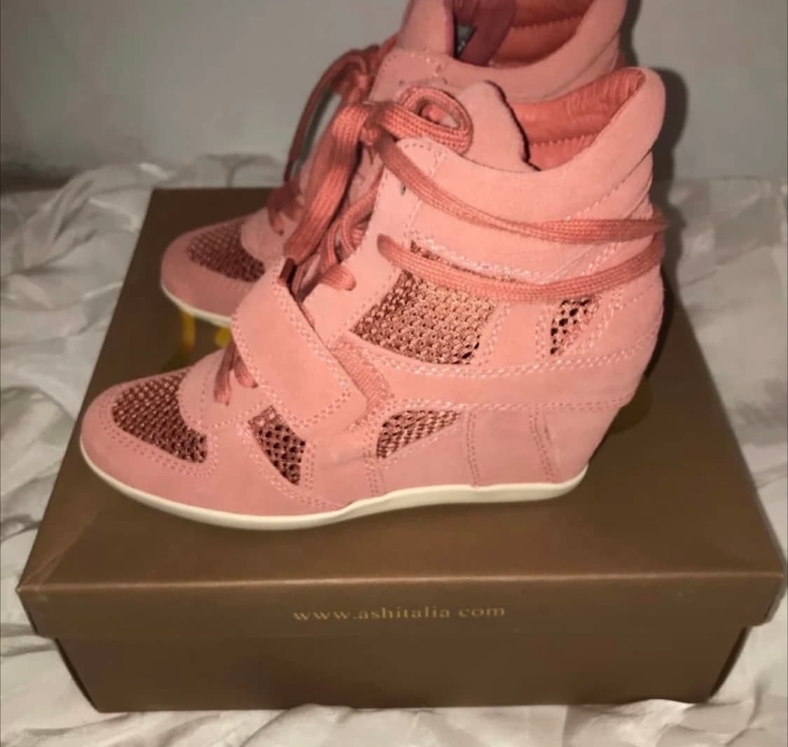 아쉬 웨지 하이탑 스니커즈 핑크  상품이미지1