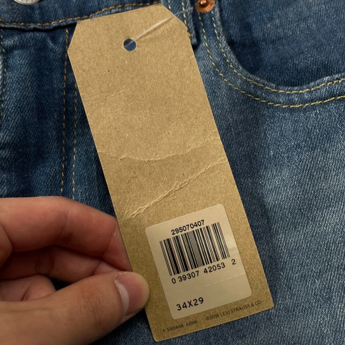 34 리바이스 502 청바지 새상품  상품이미지2
