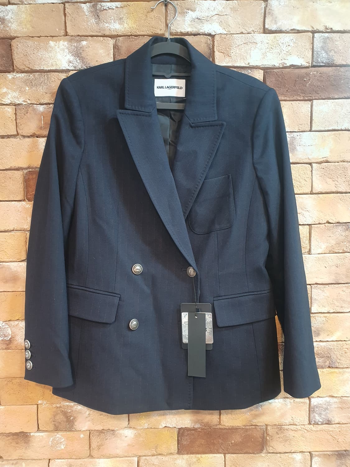 새상품)칼 라거펠트 여성 더블 버튼 자켓 90 상품이미지1