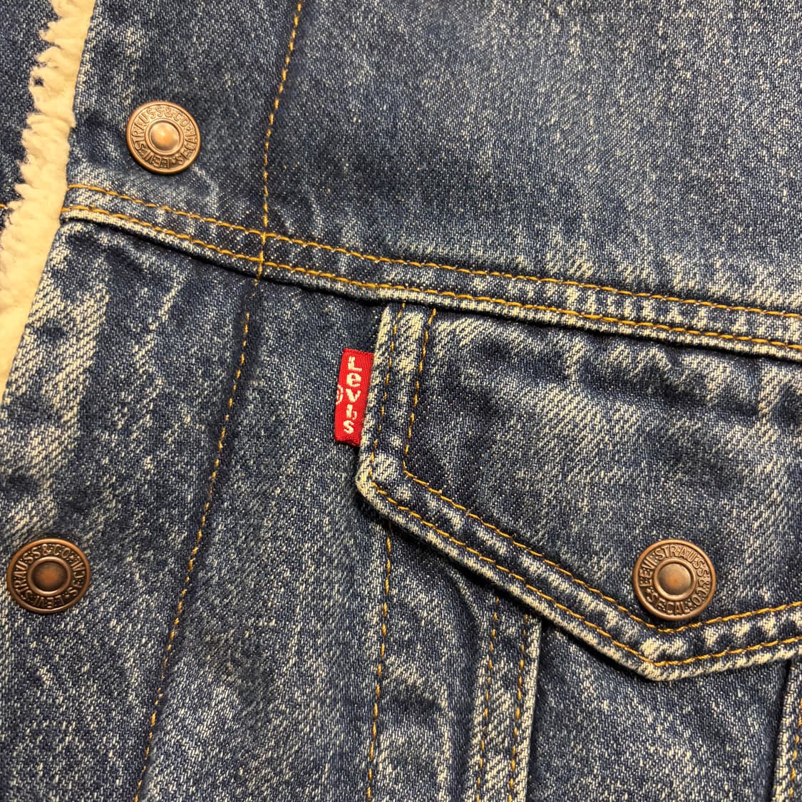 [M] 리바이스 청자켓 데님 쉐르파 트러커 D140 상품이미지4