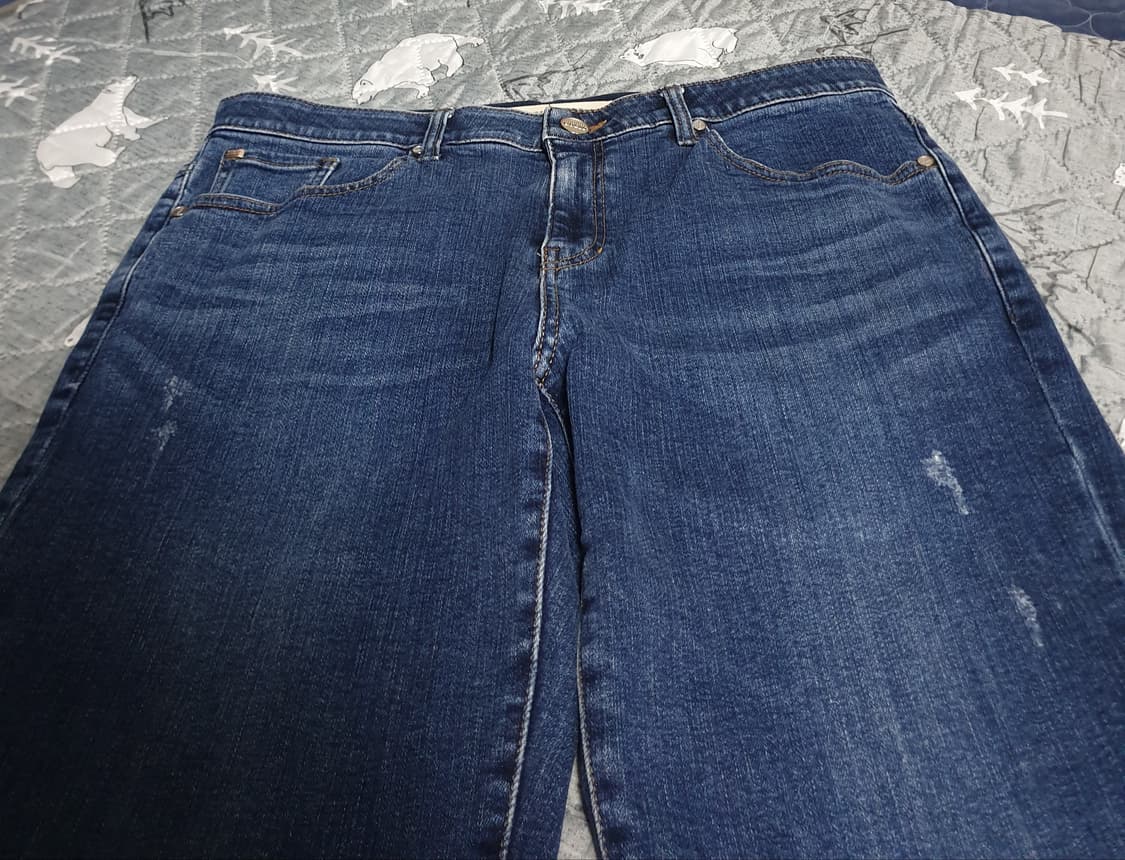 게스 슬림핏 금장 뱃지 스판 데님팬츠 (32) 상품이미지2