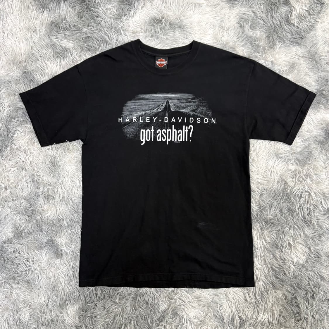 빈티지 할리데이비슨 “Got Asphalt?” 티셔츠 상품이미지2
