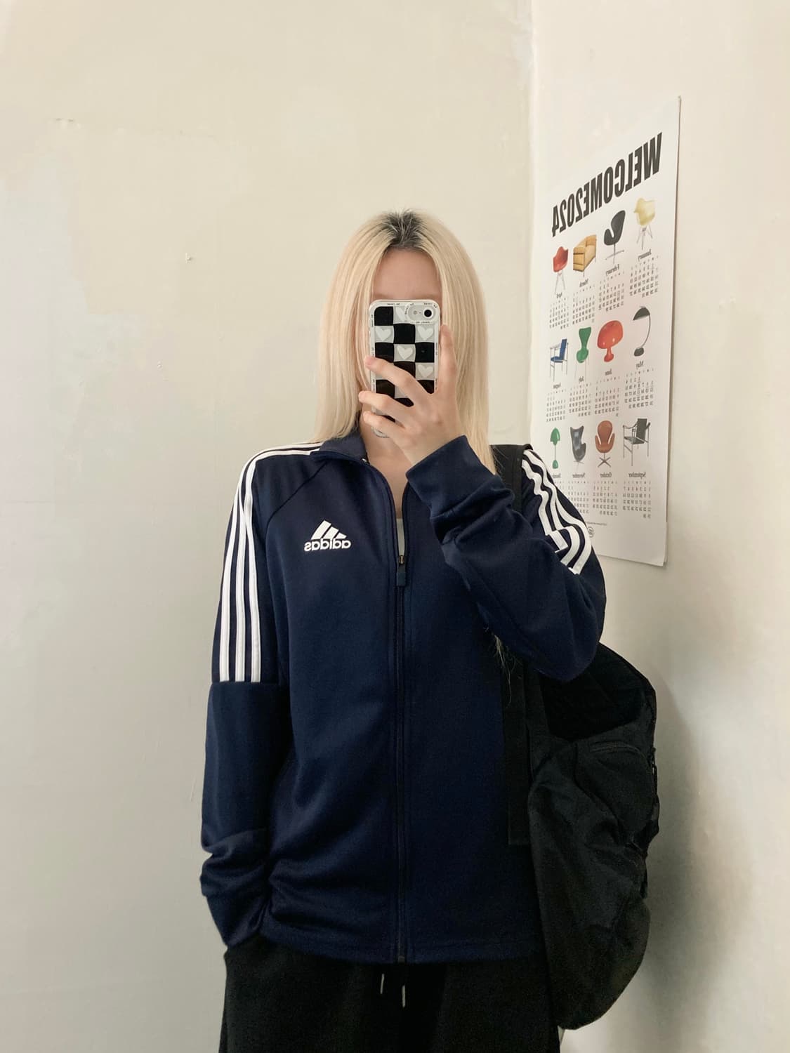 아디다스 져지 (곤색) 상품이미지2